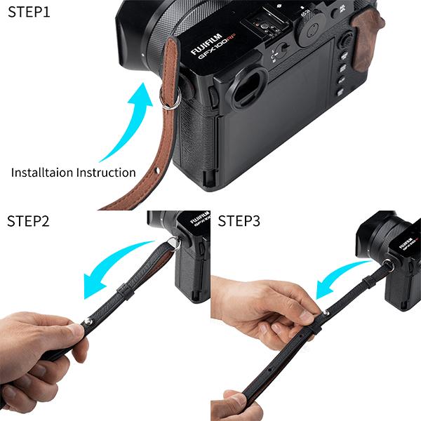 Produktbild SmallRig Ledertaschen-Kit für FUJIFILM GFX100RF Schwarz (Kamera Hüfttasche)