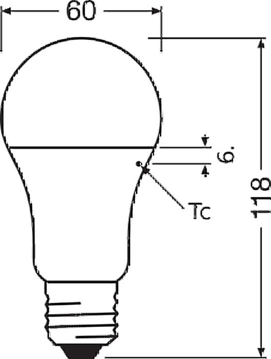 Produktbild Ledvance LED CLA100 13W (E27, 13 W, 1521 lm, 1 x, F)