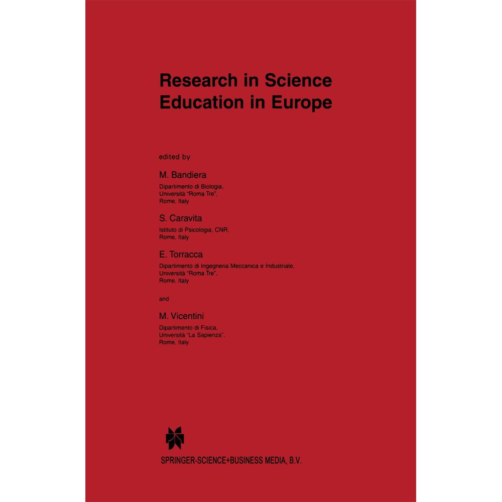 Research in Science Education in Europe, Fachbücher