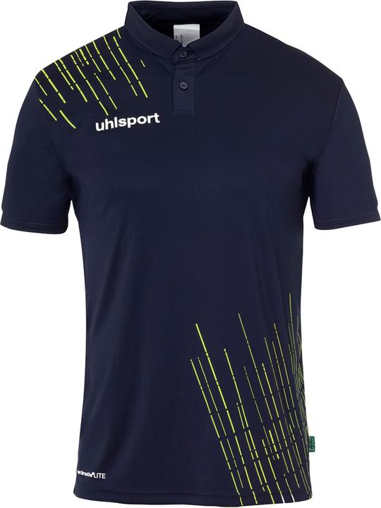 Fluorescent Yellow, Navy Blue