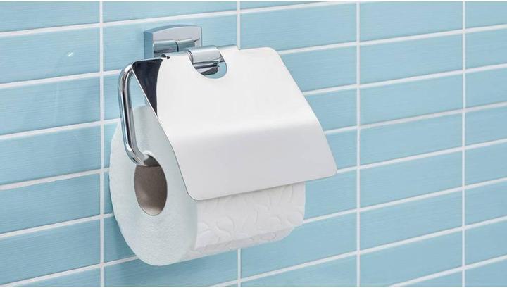 Produktbild tesa KLAAM Toilettenrollenhalter inkl. Klebelösung ohne Bohren