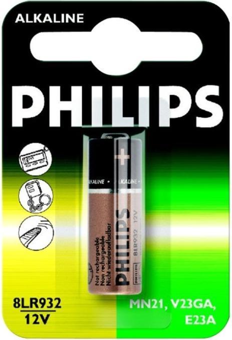 Immagine prodotto Philips Batteria Minicells 8LR932/01B, Batteria monouso, alcalina, 12 V, 1 pezzo(i), 40 mm, 58 mm (1 pz., Specifico del dispositivo, 50 mAh)