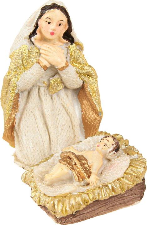 Produktbild Viana Handbemalte Krippenfiguren 8-teiliges Set für Krippenszenen an Weihnachten