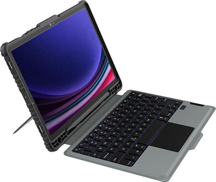 Actual product image Nillkin Bumper Combo Keyboard Case (Backlit Version) for Samsung Tab S9 Black (Samsung Galaxy Tab S9)