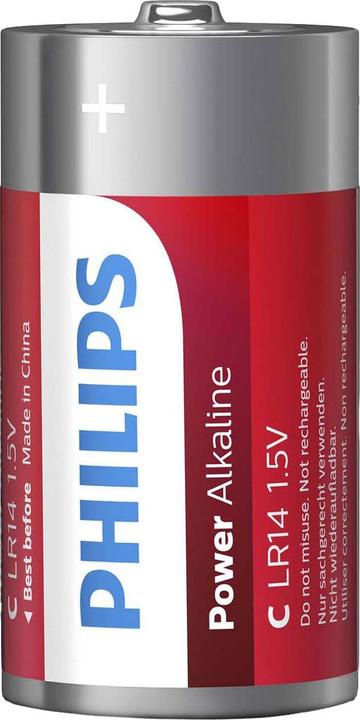 Produktbild Philips Power Alkaline (2 Stk., C)