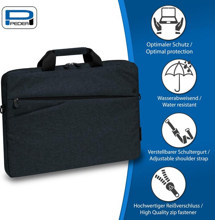 Immagine prodotto Pedea Borsa per laptop da 13,3 pollici (33,8 cm) FASHION Borsa a tracolla per notebook con tracolla (13.31", ASUS, Lenovo, Huawei, Apple, Universale)