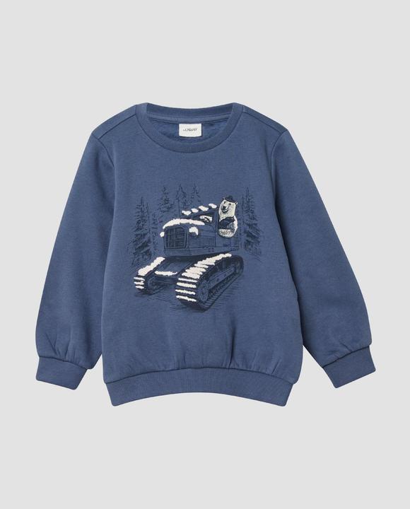 Produktbild s.Oliver Sweatshirt Sweatshirt mit Frontprint und kuscheliger Innenseite (92)