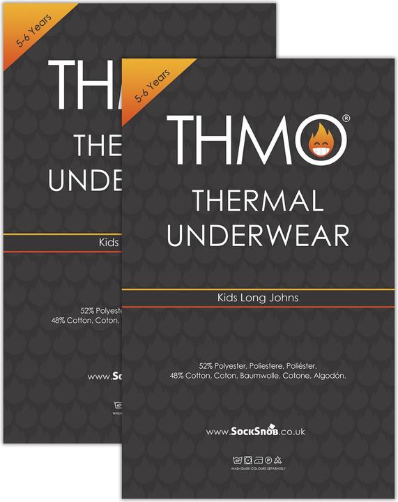 Produktbild Thmo 2er Pack Thermo Unterhosen Leggings Für Kinder (110, 116)