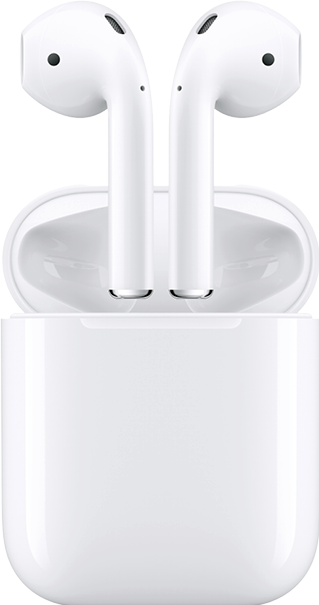 Produktbild Apple AirPods 2nd Gen. mit kabellosem Ladecase (2019) (keine Geräuschunterdrückung, 5 h, Kabellos)