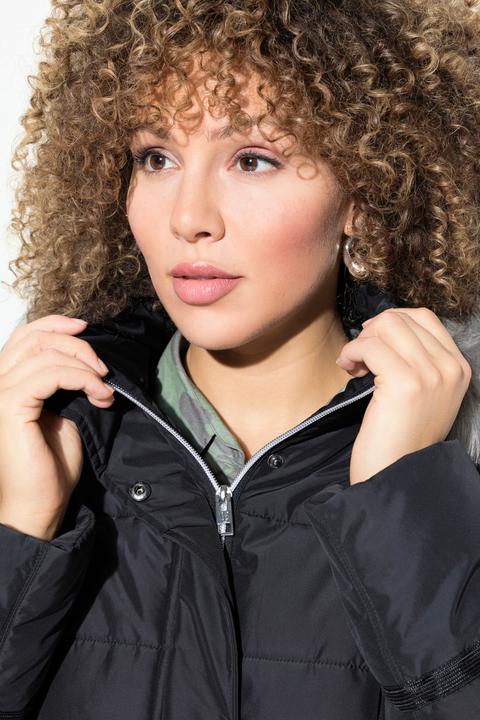 Produktbild Ulla Popken HYPRAR Funktions-Steppjacke, wasserabweisend, Kapuze (46, 48)
