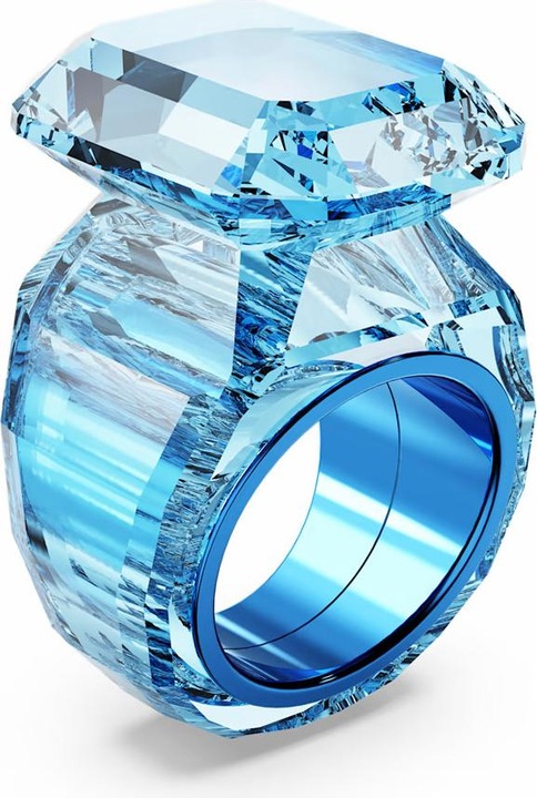 Immagine prodotto Swarovski Anello Cocktail Lucent Taglio Ottagonale Blu (55)