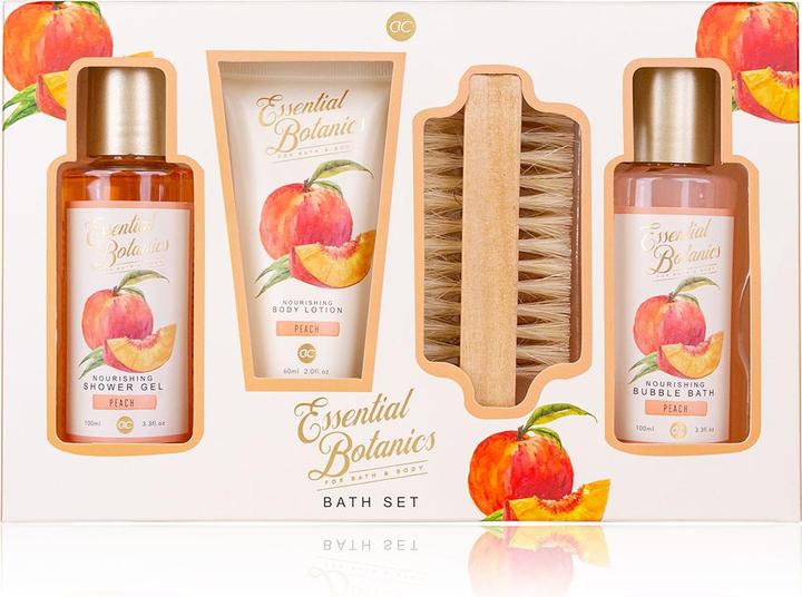 Accentra Set de bain ESSENTIAL BOTANICS - FRUITS en coffret cadeau, comprenant 100ml de gel douche, 100ml de (Kit de soins capillaires)