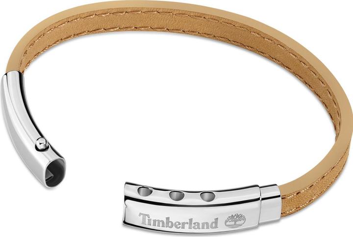 Produktbild Timberland Amity Armband (19 cm, Edelstahl, Leder)