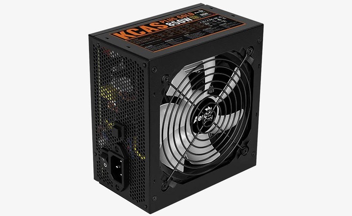 Actual product image AeroCool KCAS PLUS GOLD 850W - 850 W - 100 - 240 V - 47 - 63 Hz - 11 - 5.5 A - 1 (850 W)