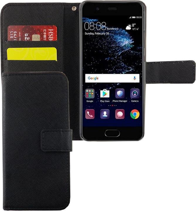 Produktbild König Design Schutz Handy Hülle für Huawei P10 Case Cover Tasche Wallet Etui Handyhülle Neu (Haier P10)