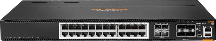 Aruba HPE Networking CX8100 24x10G Base-T 4x10G SFP+ 4x40/100G QSFP28 BF 3Fan 2ACPSU SW Bundle EU en (24 Ports)