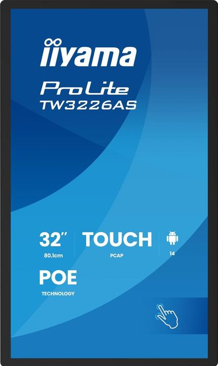 Produktbild iiyama 32" Panel-PC with Android 14+GMS, SOC Oc (1920 x 1080 Pixel, 31.50")