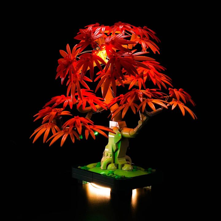 Actual product image BrickBling LED Licht Set für LEGO Japanischer Roter Ahorn - Bonsai-Baum (10348)