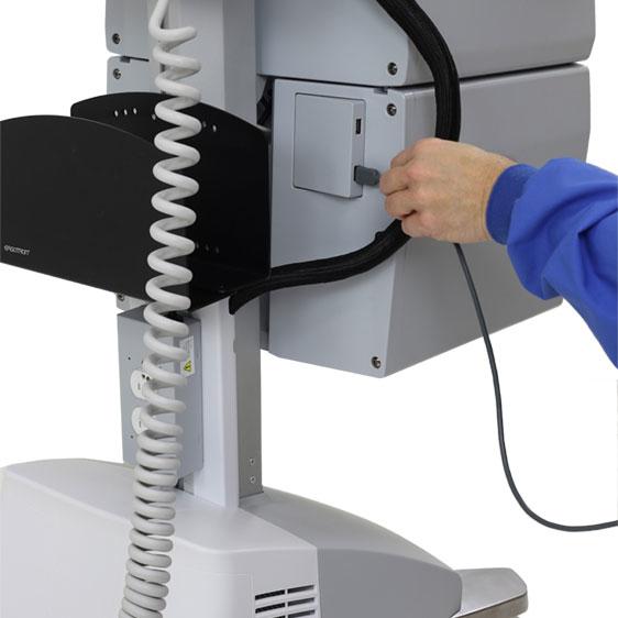 Actual product image Ergotron Telemedicine - Trolley for LCD display / PC equipment (open architecture)
