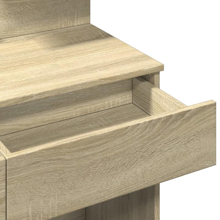 Produktbild vidaXL Schminktisch mit LED-Beleuchtung (100 x 40 x 130 cm)