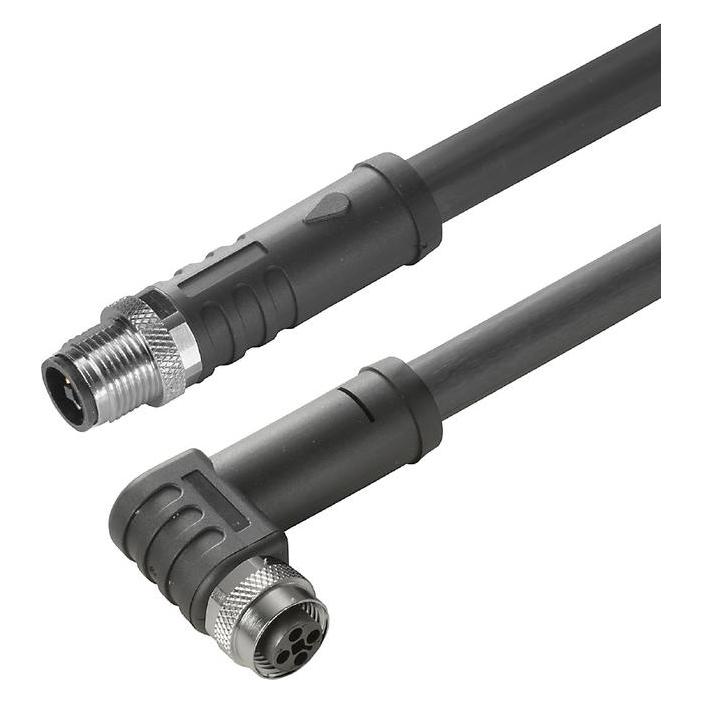Weidmüller 2050831000 Aansluitkabel sensor/actuator M12-bus 10,00 m Aantal polen 4 1 st., Kabels + Stekkers