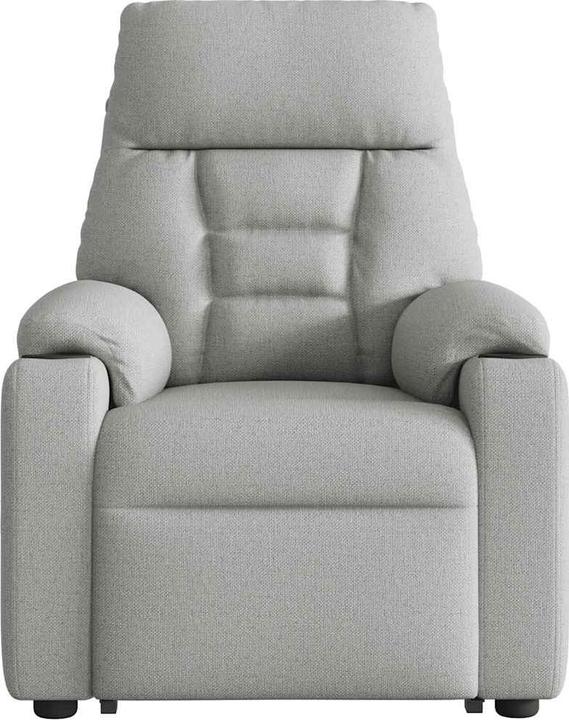 Produktbild VidaXL Massagesessel mit Aufstehhilfe Elektrisch Wolkengrau Stoff