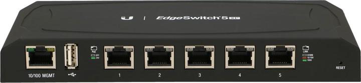 Productafbeelding Ubiquiti Edgeswitch ES-5XP: 5 poorten 1Gbps (5 ports)