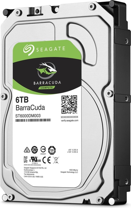 Produktbild Seagate BarraCuda (6 TB, 3.5", SMR)