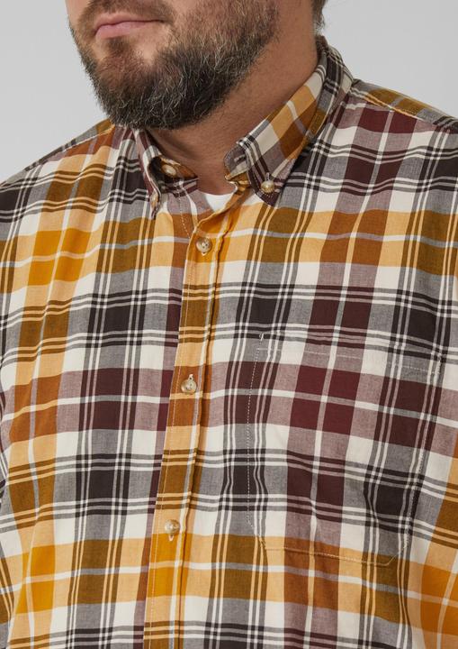 Immagine prodotto s.Oliver Hemd Regular Fit: Elastisches Button-Down-Hemd mit Karomuster (5XL)