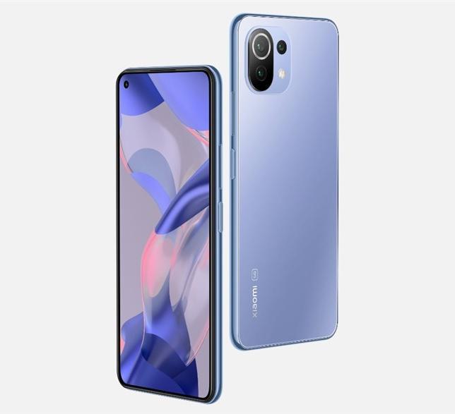 Image du produit Xiaomi 11 Lite 5G NE (128 Go, Bleu Bubblegum, 6.55", Double SIM, 5G)