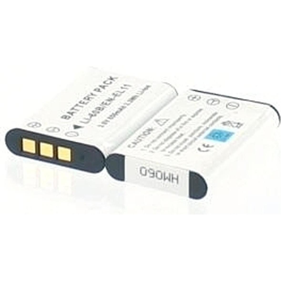 AGI 3751 Lithium-Ion 600mAh 3.7V Wiederaufladbare Batterie (Akku), Kamera Stromversorgung, Schwarz