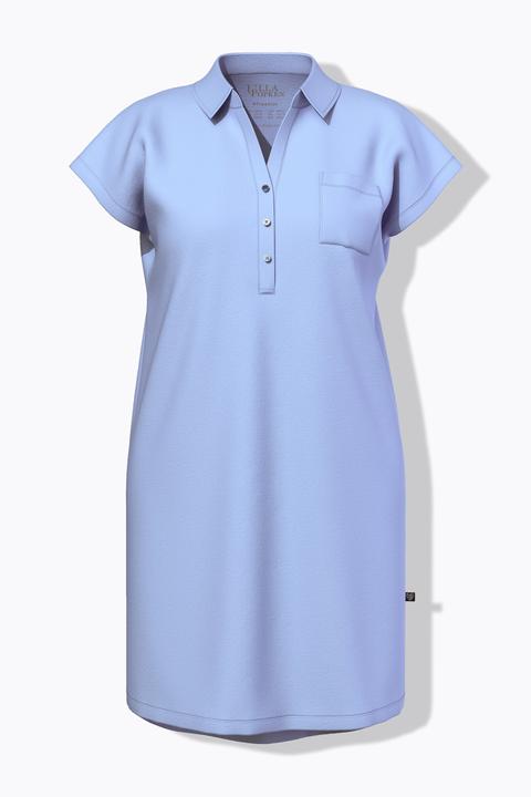 Immagine prodotto Ulla Popken Camicia da notte dal taglio oversize con collo da camicia, scollo a V e mezze maniche (60)