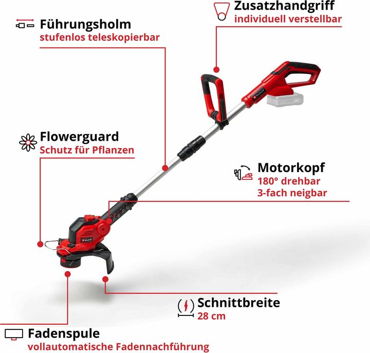 Produktbild Einhell GE-CT 18/28 Li Power X-Change (Trimmfaden)
