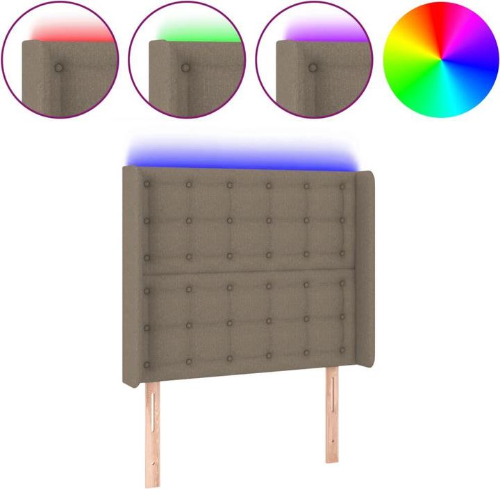 Image du produit vidaXL LED Kopfteil (93 x 16 x 128 cm)