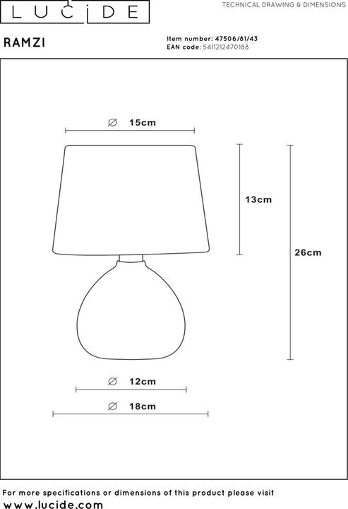 Produktbild Lucide Chantal (E14)