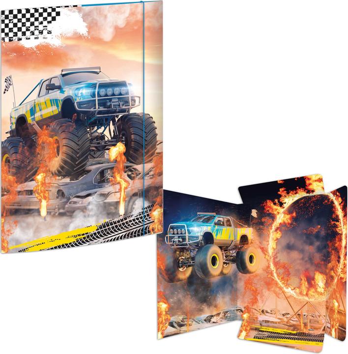 Image du produit Rnk Éditeur Porte-documents A3 Monster Trucks (A3, 1x)
