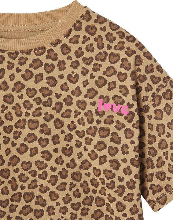 Actual product image Vertbaudet Bedrucktes Mädchen T-Shirt, leichte Oversized-Form