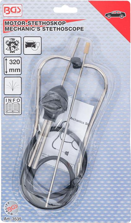 Actual product image BGS Mechanics Stethoscope 320 mm