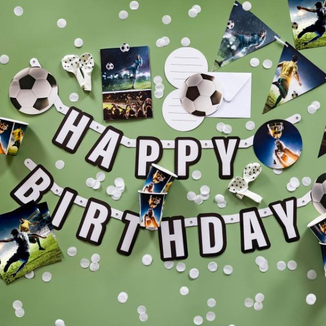 Thumbnail - Amscan Partygirlande - Happy Birthday - Kick It - ca. 180 x 15 cm