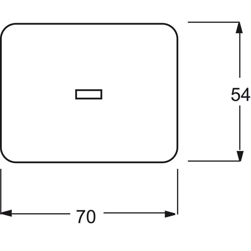 Thumbnail - Busch-Jaeger, Zubehör Schalterprogramm, Wippe mit kleiner transparenter Kalotte 2CKA001751A2508