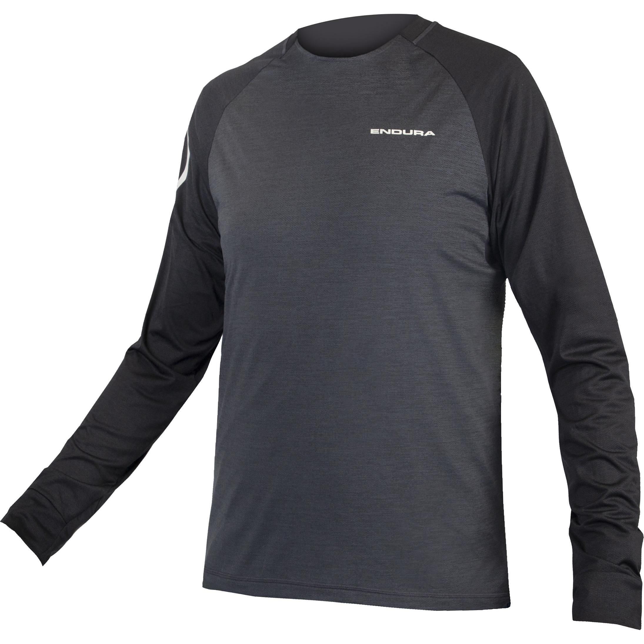 Endura, Herren, Velotrikot, SingleTrack Trikot (langarm) (XL), Schwarz, XL