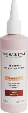 Produktbild The Hair Boss By Lisa Shepherd The Colour Enhancing Gloss Highlighter Warm Brunette 150Ml (Warm Brunette)
