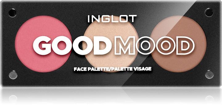 Actual product image Inglot Face Palette Highlighter Bronzer Blush (Bronzer, Highlighter, 7 g)
