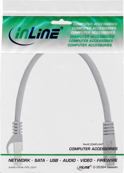 Actual product image InLine Patch cable (SF/UTP, CAT5e, 0.25 m)