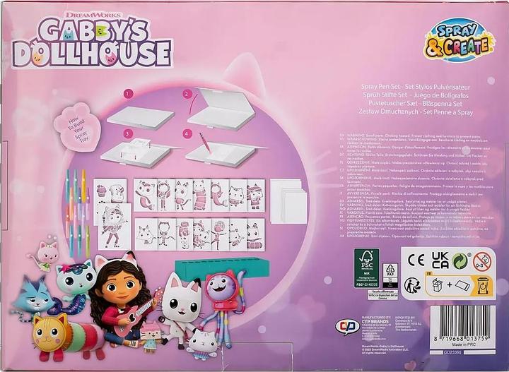 Actual product image Canenco Gabby's Dollhouse - Spray pens set