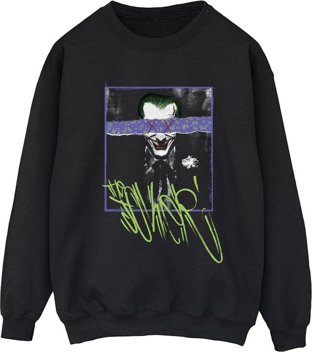 Actual product image Batman Womens/Ladies The Joker Poster Sweatshirt (L)