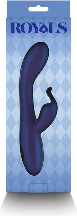 Produktbild NS Novelties Royals Empress Metallic Blue Vibrator 19,1 x 3,2 x 5,3 cm