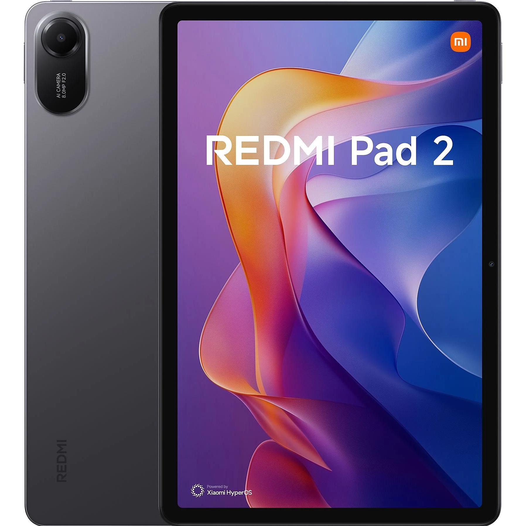 Xiaomi Redmi Pad 2 (nur WLAN, 11", 128 GB, Graphite gray), Tablet, Grau
