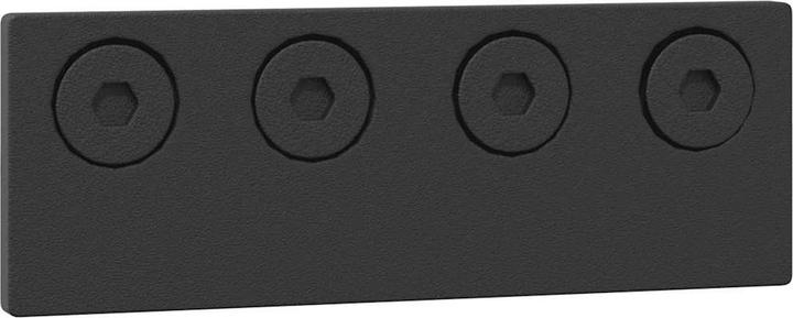 Produktbild VidaXL Schiebetürbeschlag-Set 183 cm Stahl Schwarz Schiebetürbeschlag-Satz