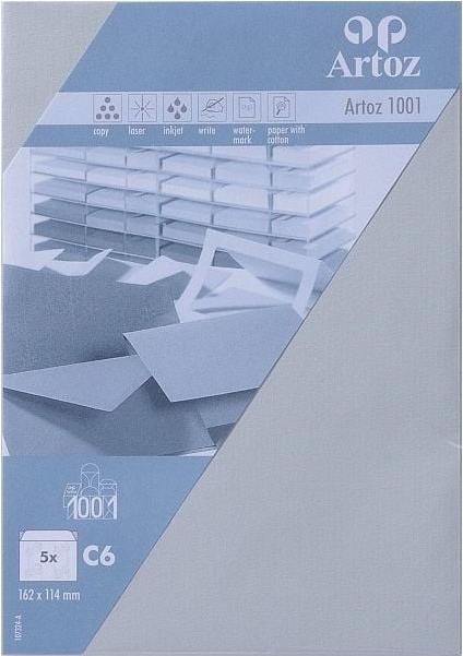 Produktbild Artoz 1001 Kuverts lichtgra (C6, 5 x)